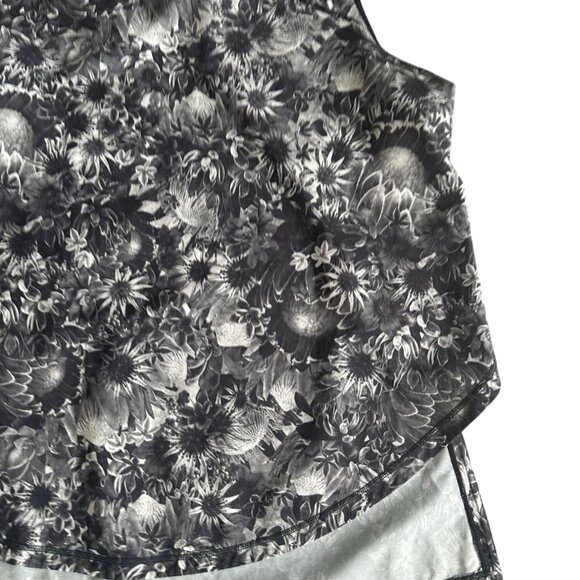 LULULEMON Floral Workout Tank Top Size 8 - Picture 3 of 6